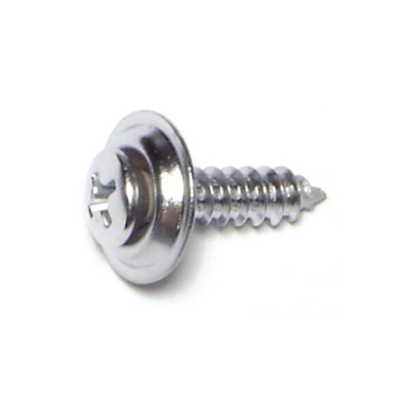 Midwest Fastener Sheet Metal Screw, #10 x 3/4 in, Chrometint Steel Oval Head Phillips Drive, 15 PK 64068 - main